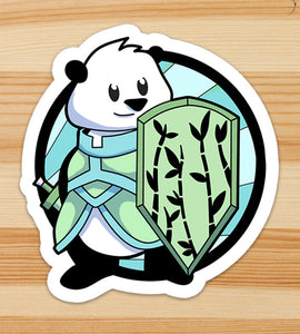 Pandadin Party Animal Sticker (3")