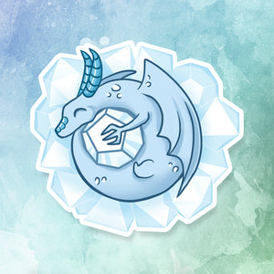 D-Ice Hoarding Dragon Sticker (2")